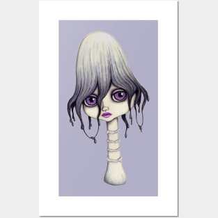 Mushroom Girl Posters and Art